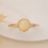 October Birthstone Opal Statement Ring