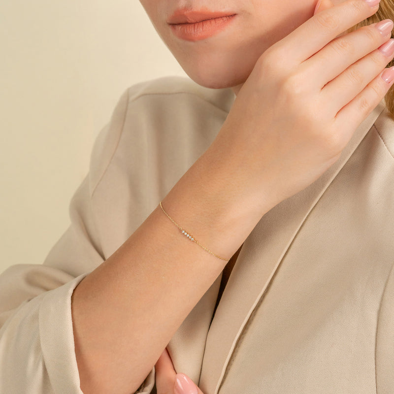 Handmade Natural Diamond Bracelet