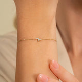 Diamond Lightning Bolt Bracelet