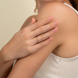 Emerald and diamond ring