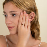 Garnet Gemstone Stacking Ring