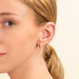 Multi Diamond Huggies