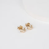 Pair of handcrafted Lucky Eye Studs with Multi Diamonds for her