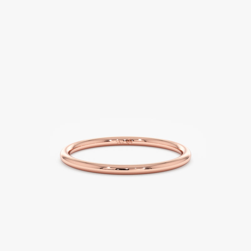 Rose Gold Wedding Band 1.2 mm