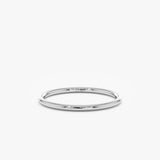 White Gold Wedding Band 1.2 mm
