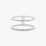 white gold petite ring