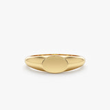 Oval Engravable Signet Ring