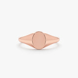 Rose Gold Signet Ring