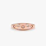 Rose Gold Diamond Ring