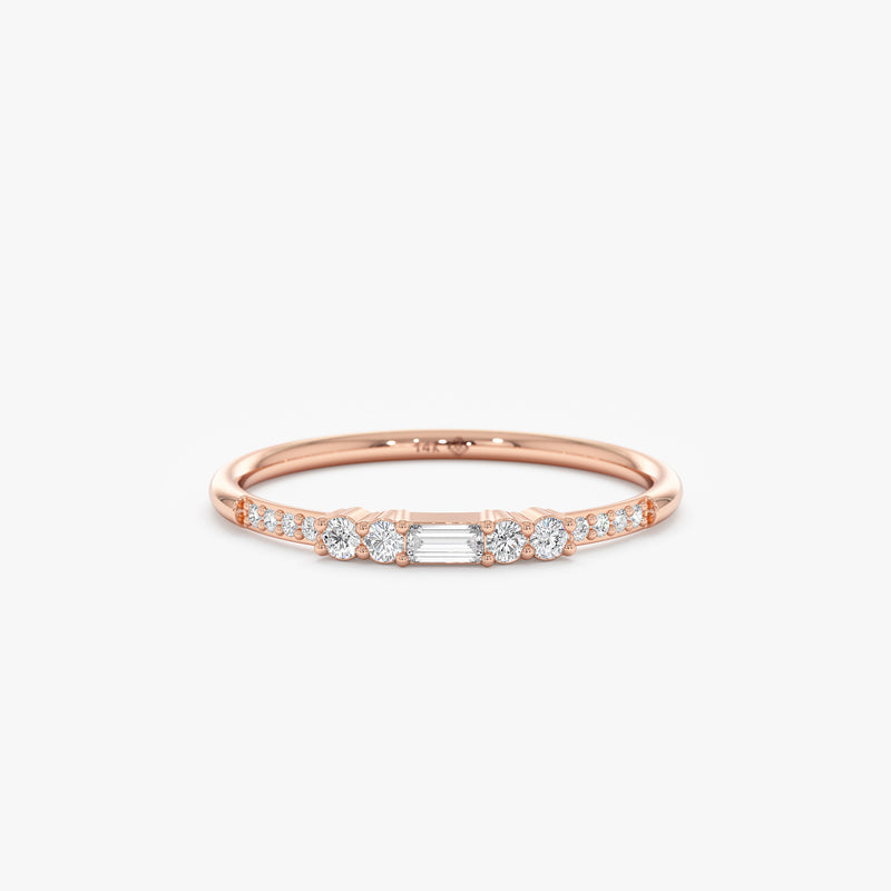 Rose Gold Petite Wedding Ring