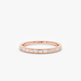 Rose Gold Natural Diamond Ring