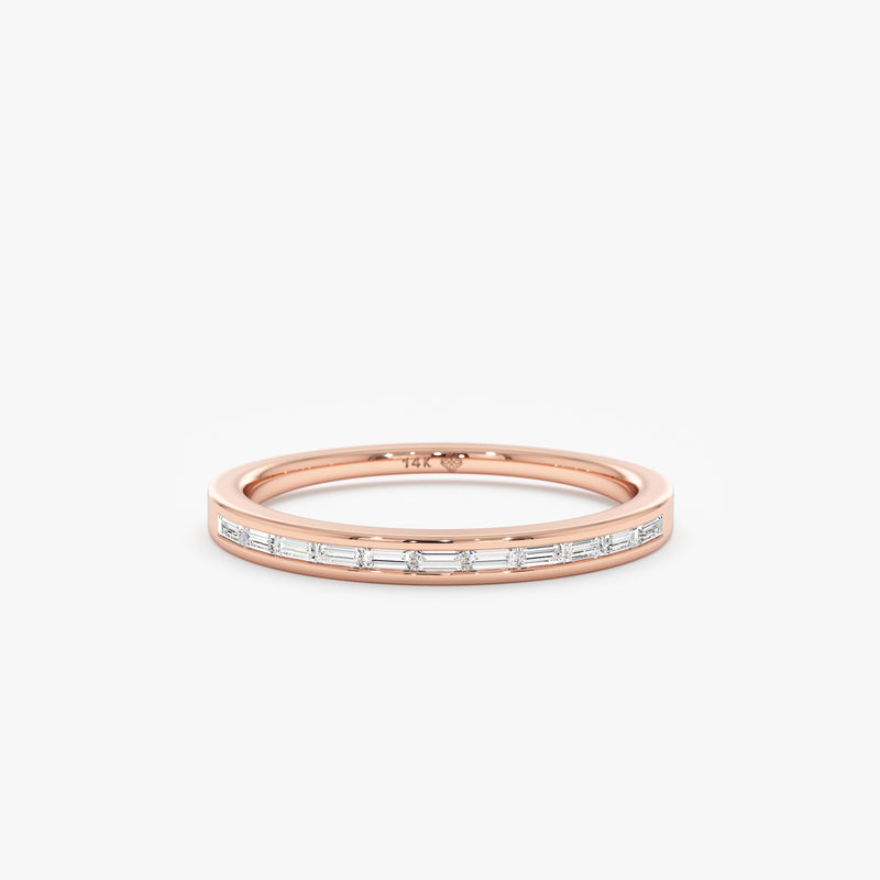 Rose Gold Natural Diamond Ring