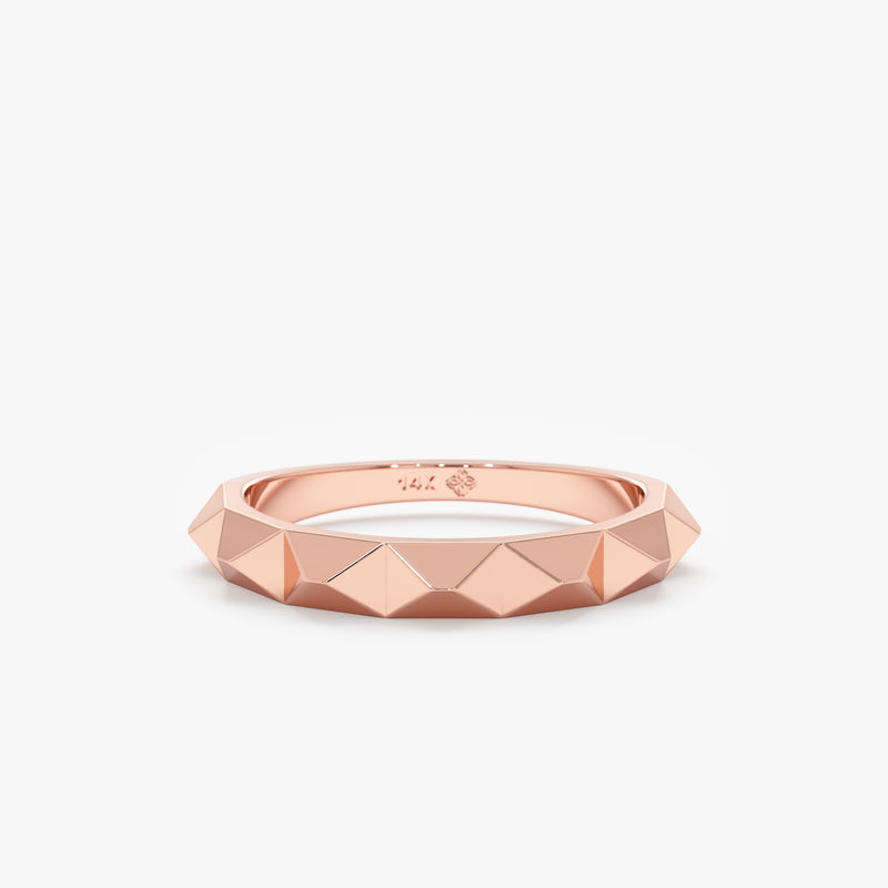 Rose Gold Spike Ring