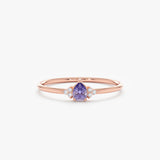 Rose Gold Tanzanite Ring