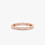 Rose Gold Diamond Eternity Band