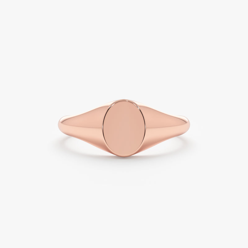 Rose Gold Signet Ring