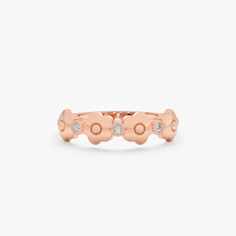 Rose Gold April Birthstone Jewelry