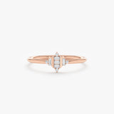 Rose Gold Diamond Band