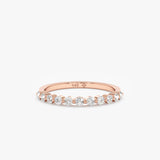 Rose Gold Multi Diamond Ring
