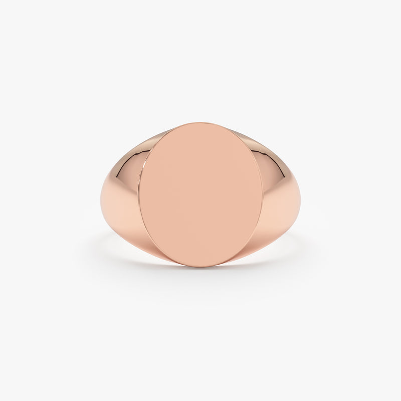 Rose Large Signet Ring