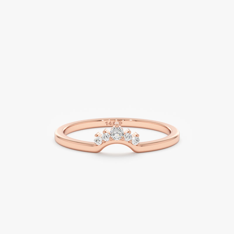 rose gold nesting ring