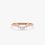 rose gold petite nest ring