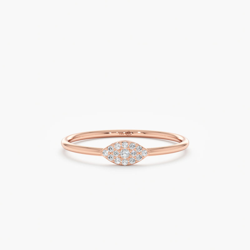 Rose Gold Lucky Eye Ring
