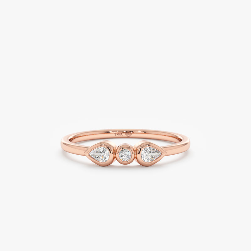 Handmade Rose Gold Dainty Ring