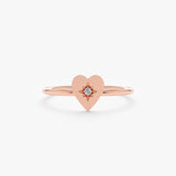 Rose Gold Natural Diamond Ring