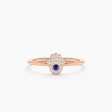 Rose Rold Hamsa Ring