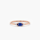 rose gold september birthstone gift