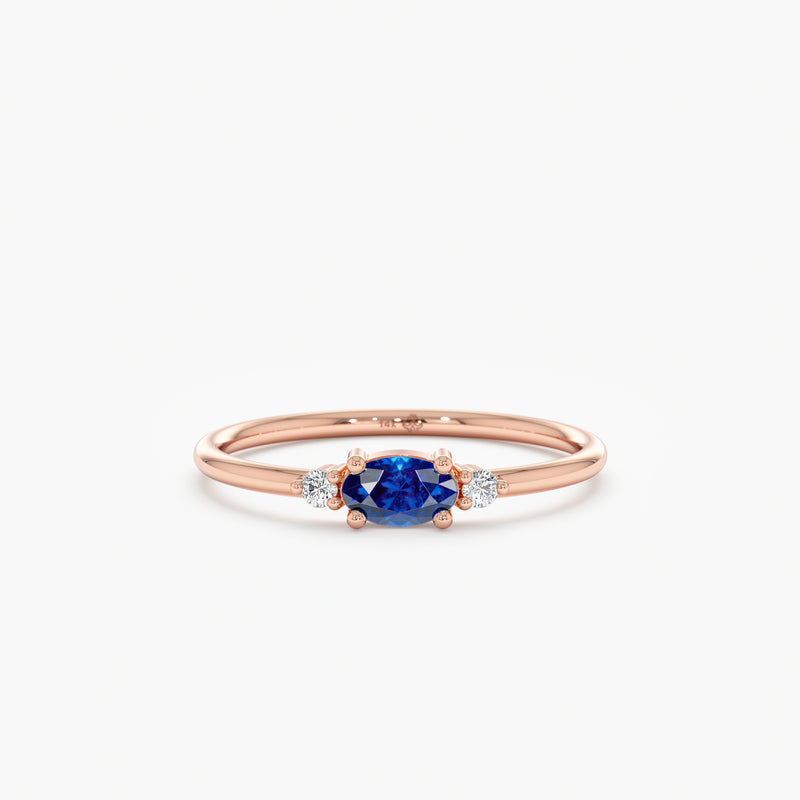 rose gold september birthstone gift