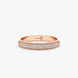 Rose Gold Diamond Dome Ring