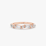 Rose Gold Baguette Ring