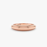 Petite Rose Gold Dome Ring