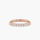Rose Gold Natural Diamond Ring