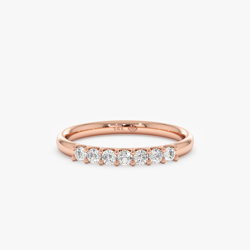 Rose Gold Natural Diamond Ring