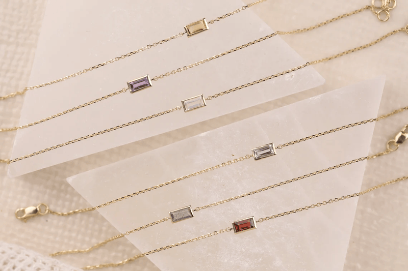 Natural Birthstone Gemstone Bracelets