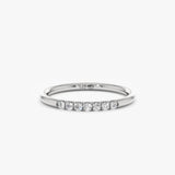 White Gold Diamond Wedding Ring