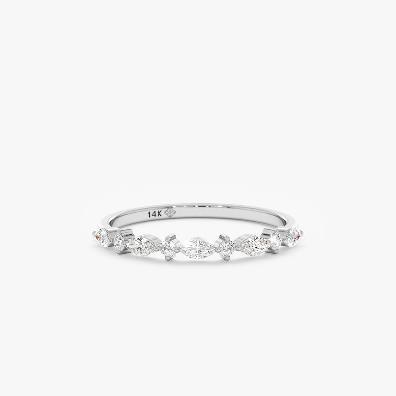 White Gold Diamond Ring