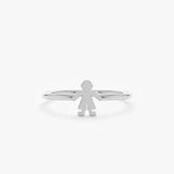 White Gold Child Ring