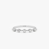 White Gold Prong Setting Diamond Ring