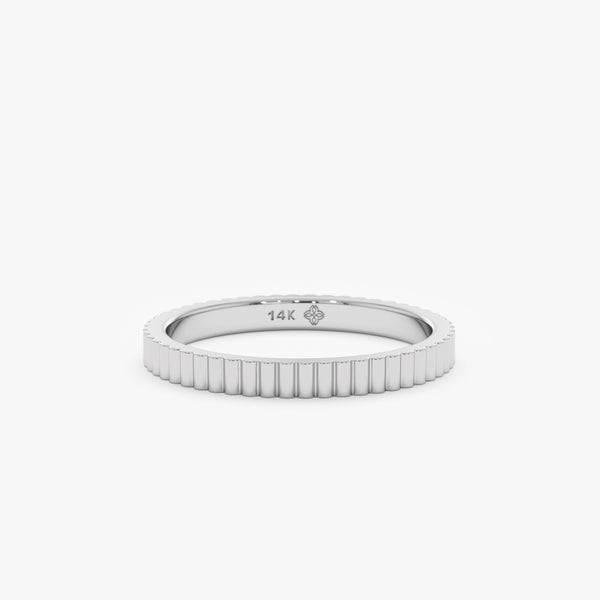White Gold Stacking Ring