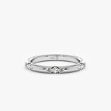 Natural Diamond White Gold Ring