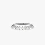White Gold Handmade Multi Diamond Ring