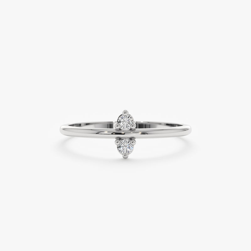 White Gold Diamond Engagement Ring