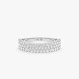 white gold multi diamond ring