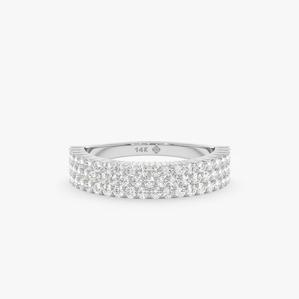 white gold multi diamond ring