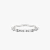 White Gold Baguette Diamond Ring