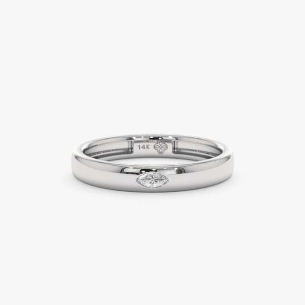 White Gold Diamond Band
